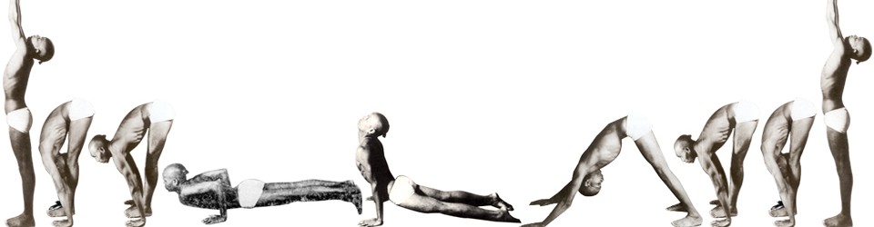The sequence of rhythmic postures: the sun salutation