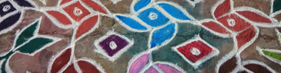 The meaning of Rangolis, an ephemeral art form.