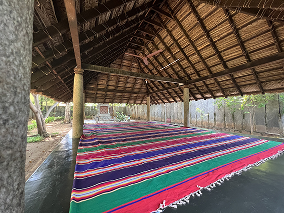 Our Yoga room in Tiruvannamalai