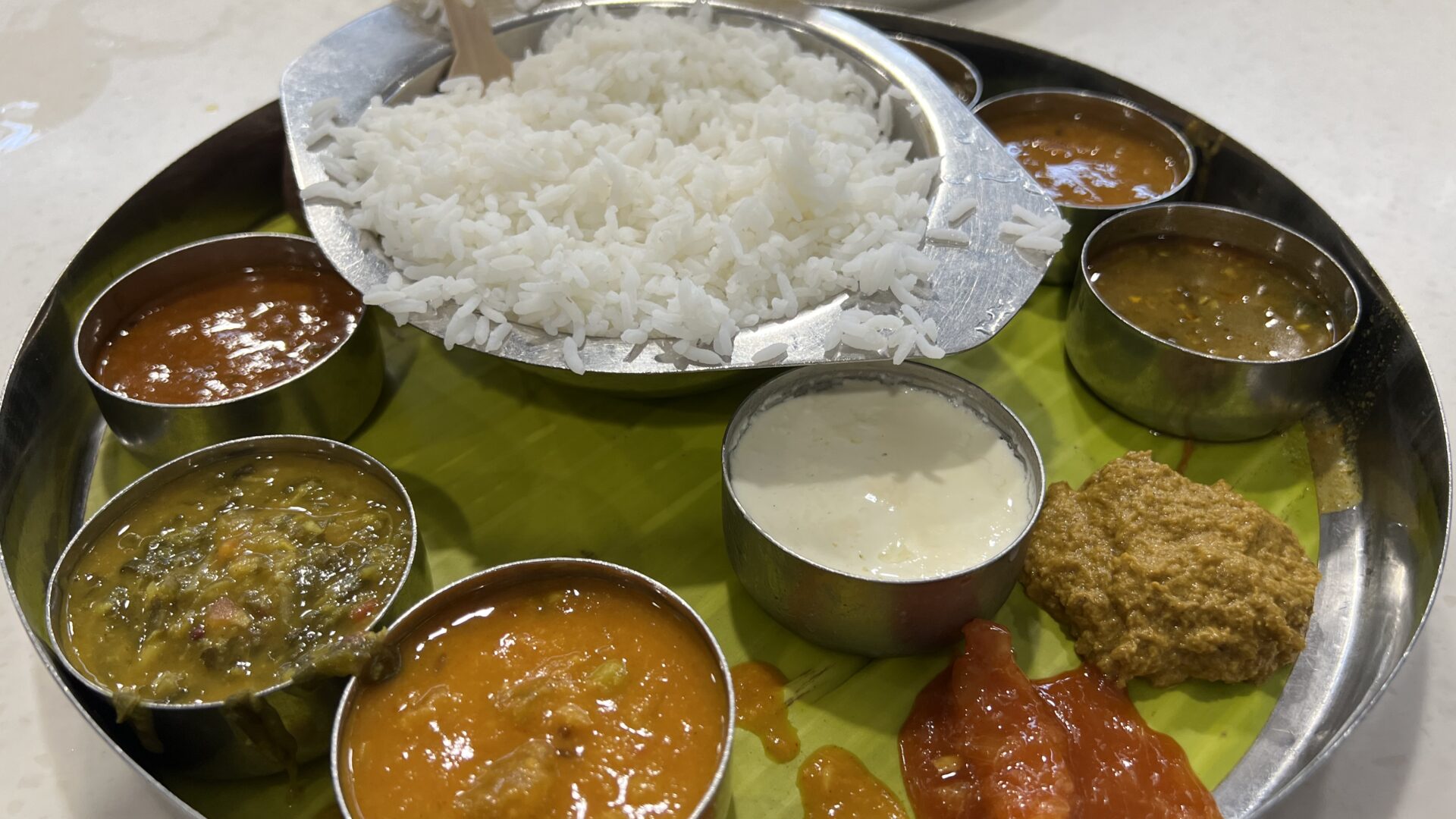Thali cuisine indienne