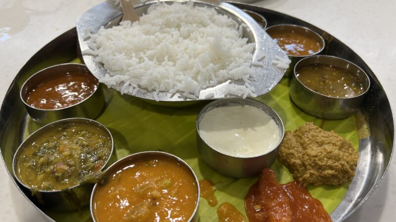 Thali cuisine indienne