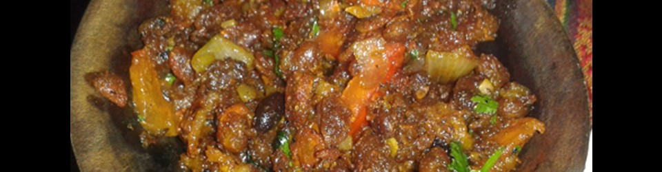 Bijni curry (aubergines)
